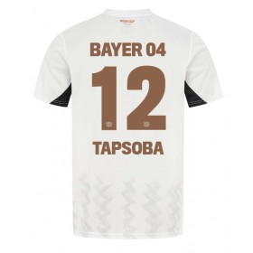 Pánské fotbalový oblečení Bayer Leverkusen Edmond Tapsoba #12 Venkovní košile 2024-25 Krátkým Rukávem